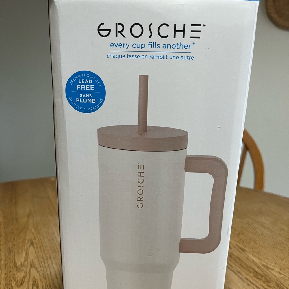 Grosche Insulated Tumbler with Straw